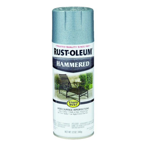 Rust-Oleum Light Blue, Hammered, 12 oz 7212-830